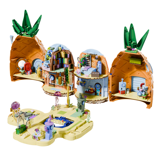 SpongeBob - Spongebob's Pineapple House(2,313-piece, 7 rooms, 18 inches high)