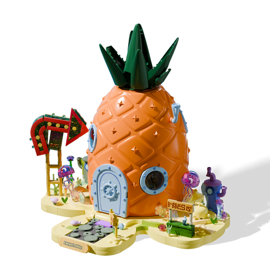 SpongeBob - Spongebob's Pineapple House(2,313-piece, 7 rooms, 18 inches high)