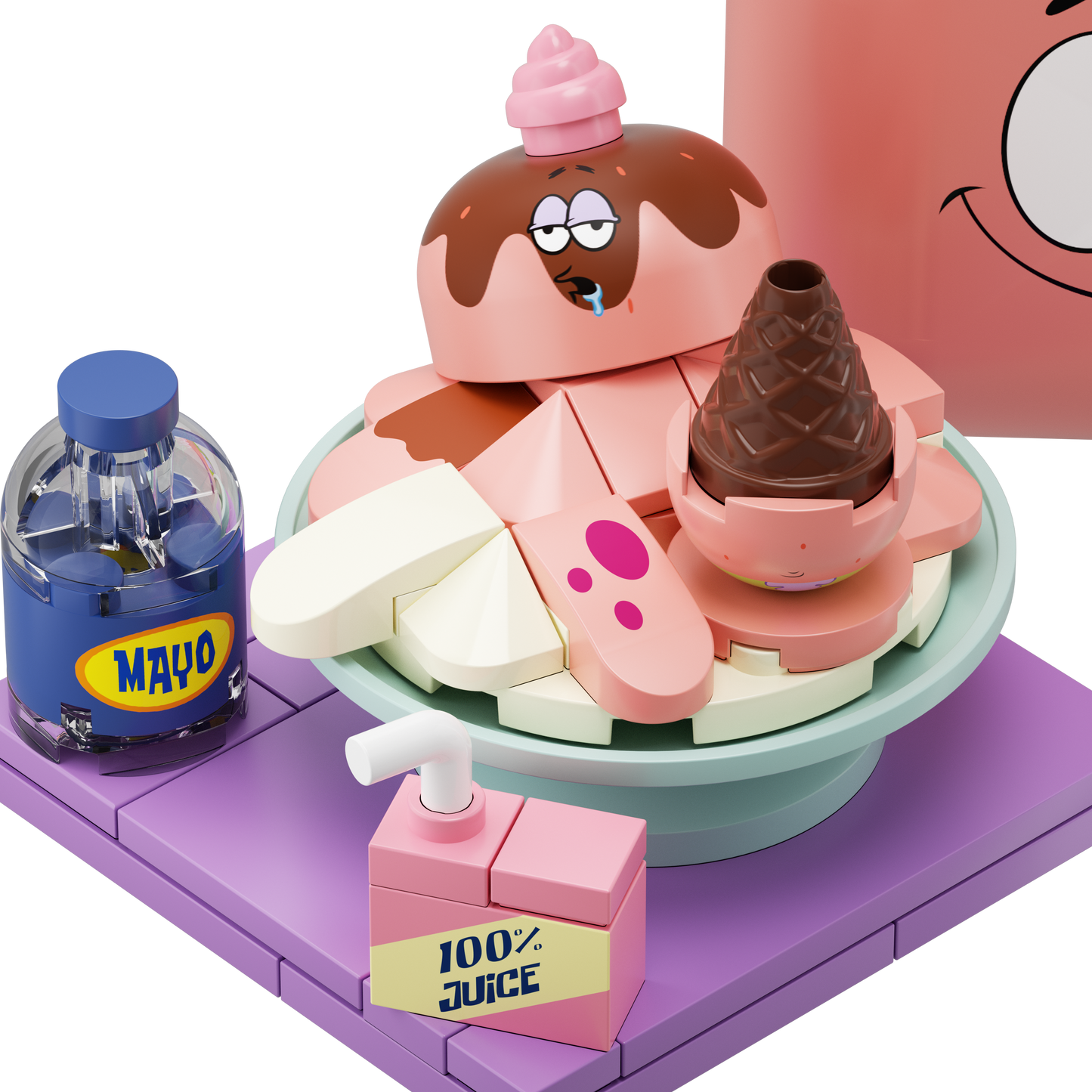 SpongeBob – Bikini Bottom Food Rush Blind Box Set(random 6 out of 7, non-repeating)