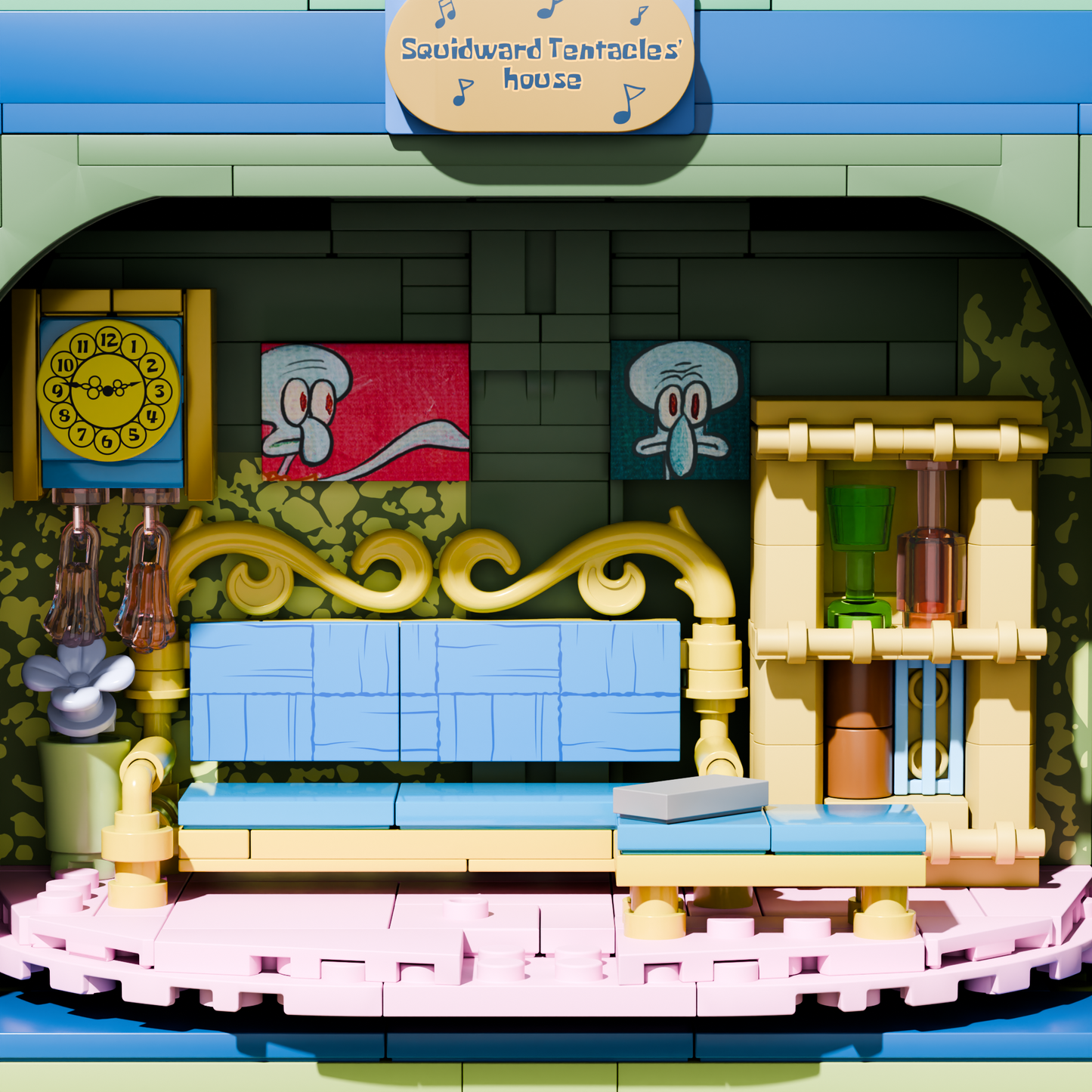 SpongeBob - Squidward’s Stone House (1,577-piece)