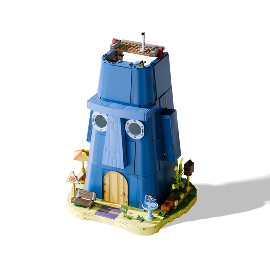 SpongeBob - Squidward’s Stone House (1,577-piece, 5 rooms, 13 inches high)