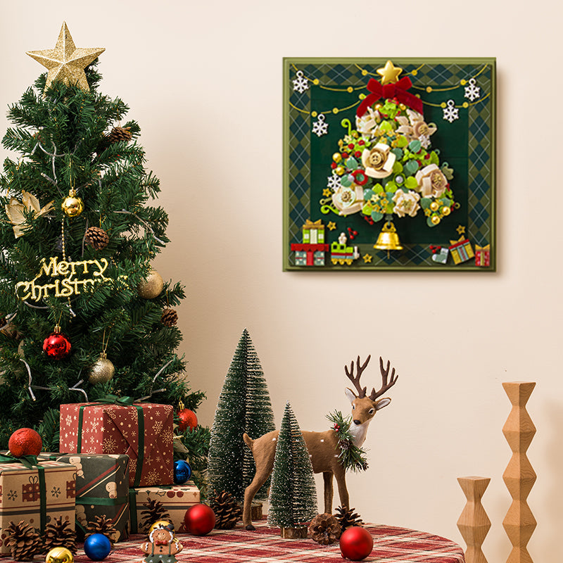 Starry Christmas Window – Holiday Wall Frame