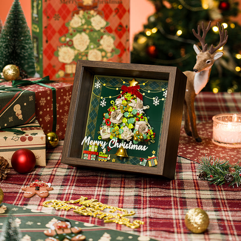 Starry Christmas Window – Holiday Wall Frame