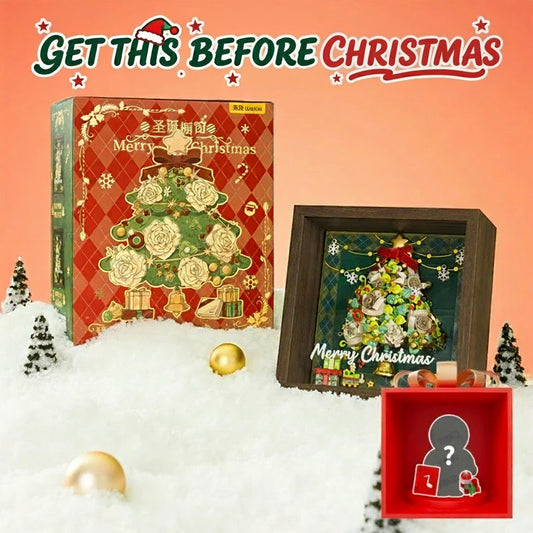 【With Free Gift】Starry Christmas Window – Holiday Wall Frame