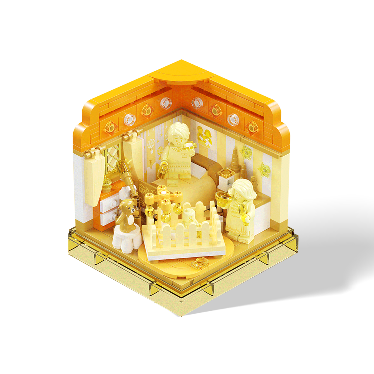 【Free Shipping+Special Gift】Moment with Love bundle – Complete Collection (4-in-1 Romantic Brick Diorama Set)