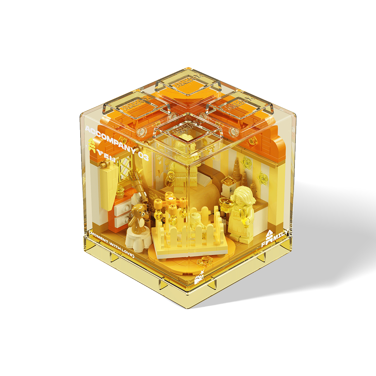 【Free Shipping+Special Gift】Moment with Love bundle – Complete Collection (4-in-1 Romantic Brick Diorama Set)