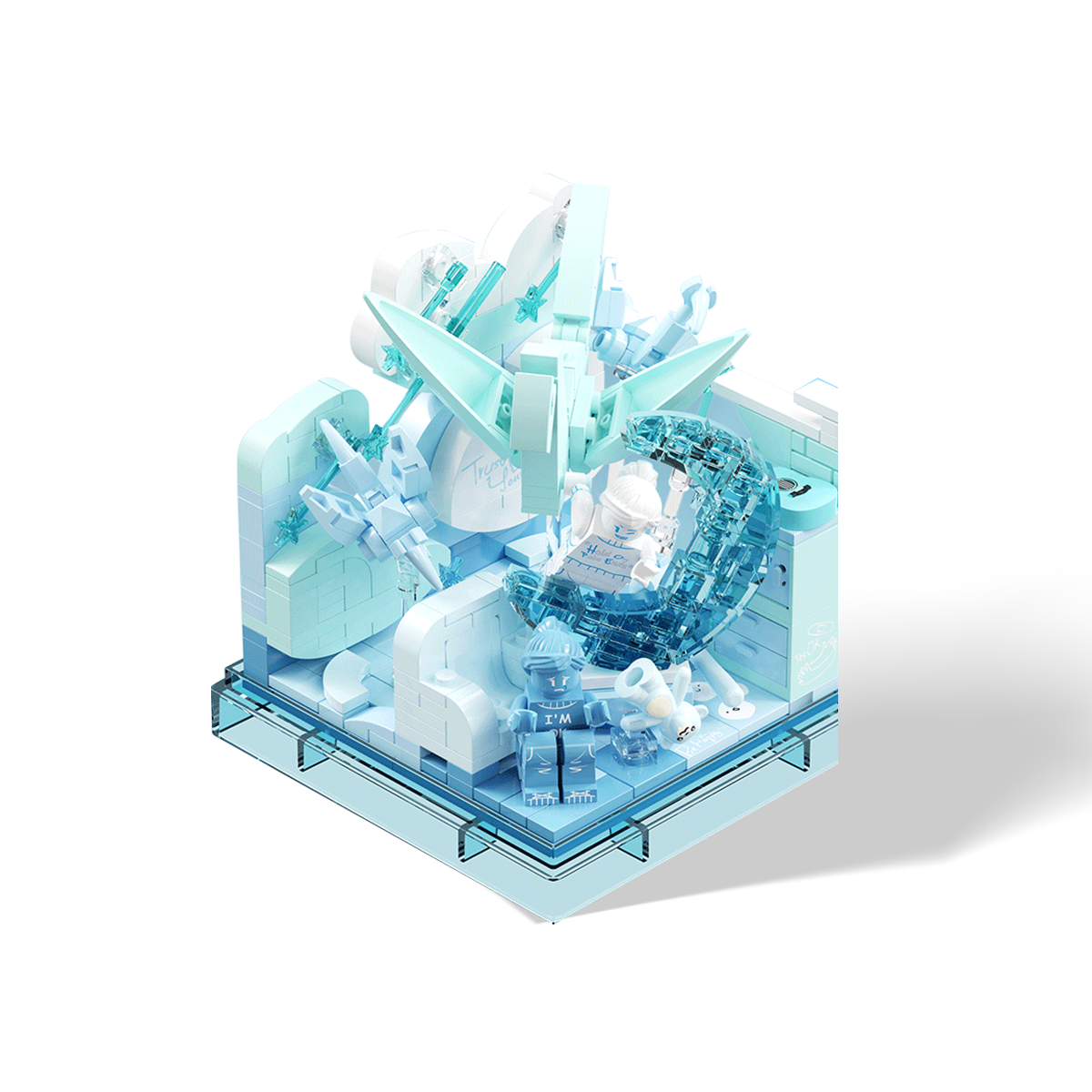 【Free Shipping+Special Gift】Moment with Love bundle – Complete Collection (4-in-1 Romantic Brick Diorama Set)