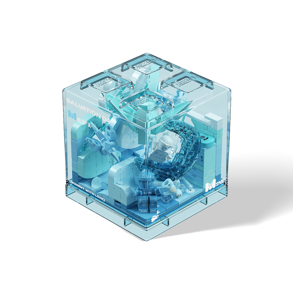 【Free Shipping+Special Gift】Moment with Love bundle – Complete Collection (4-in-1 Romantic Brick Diorama Set)