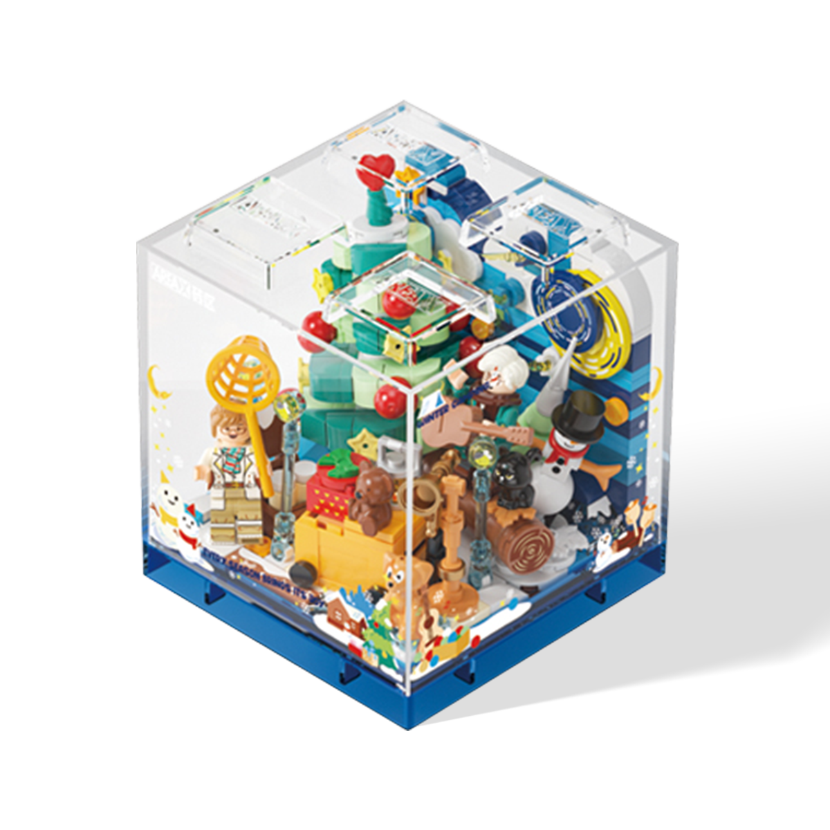 【Free Shipping+Special Gift】Camping Day bundle – Complete Collection (4-in-1 Romantic Brick Diorama Set)
