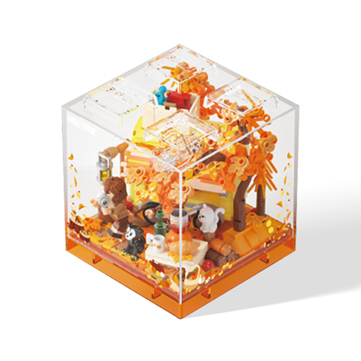 【Free Shipping+Special Gift】Camping Day bundle – Complete Collection (4-in-1 Romantic Brick Diorama Set)
