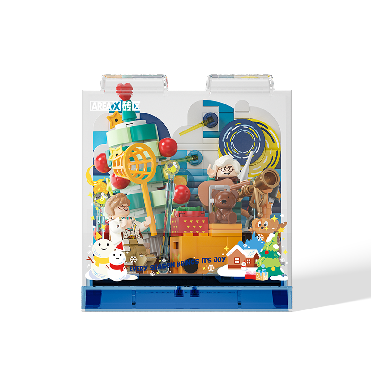 【Free Shipping+Special Gift】Camping Day bundle – Complete Collection (4-in-1 Romantic Brick Diorama Set)