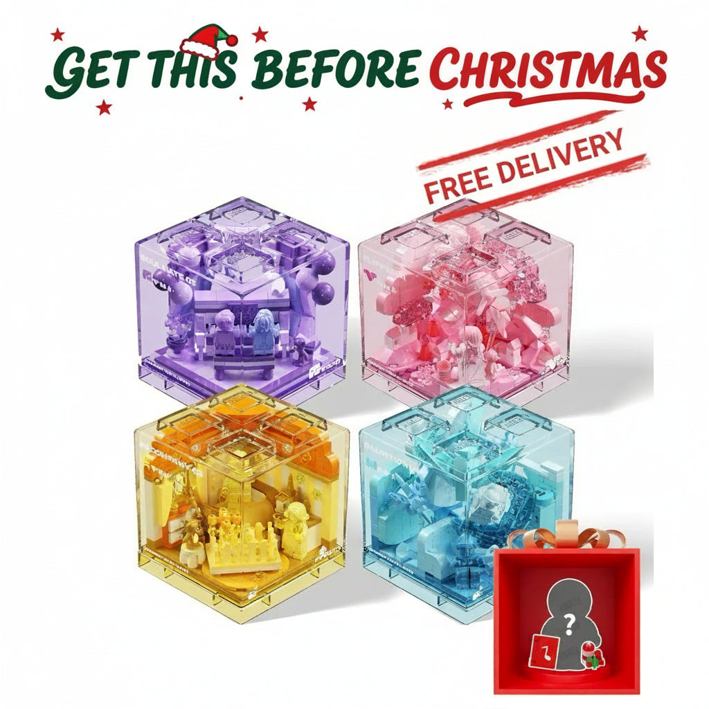 【Free Shipping+Special Gift】Moment with Love bundle – Complete Collection (4-in-1 Romantic Brick Diorama Set)