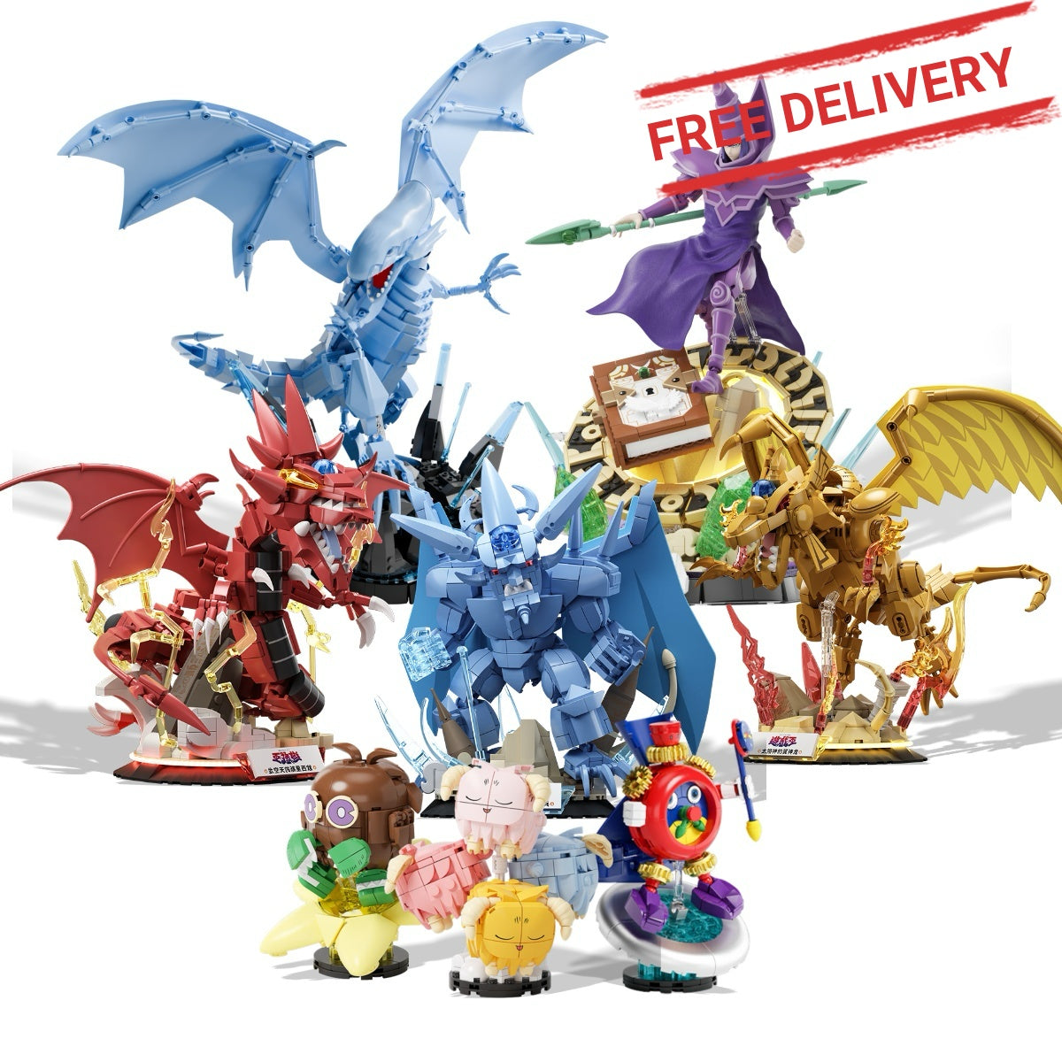 【Free shipping】Yu-Gi-Oh! – Ultimate Collector’s Bundle｜Dark Magician, Blue-Eyes White Dragon, Egyptian Gods & Iconic Monsters